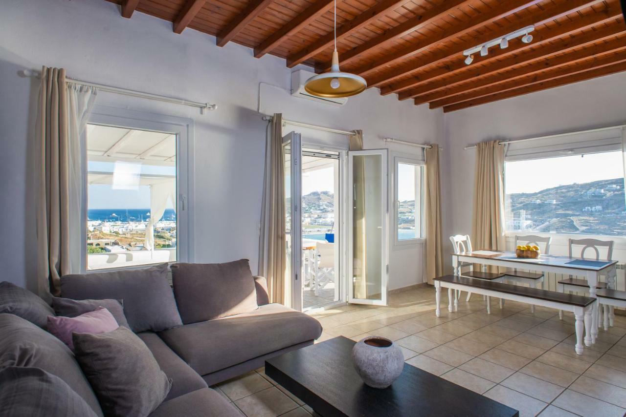 The Corfos Hills House Villa Mykonos Town Eksteriør bilde